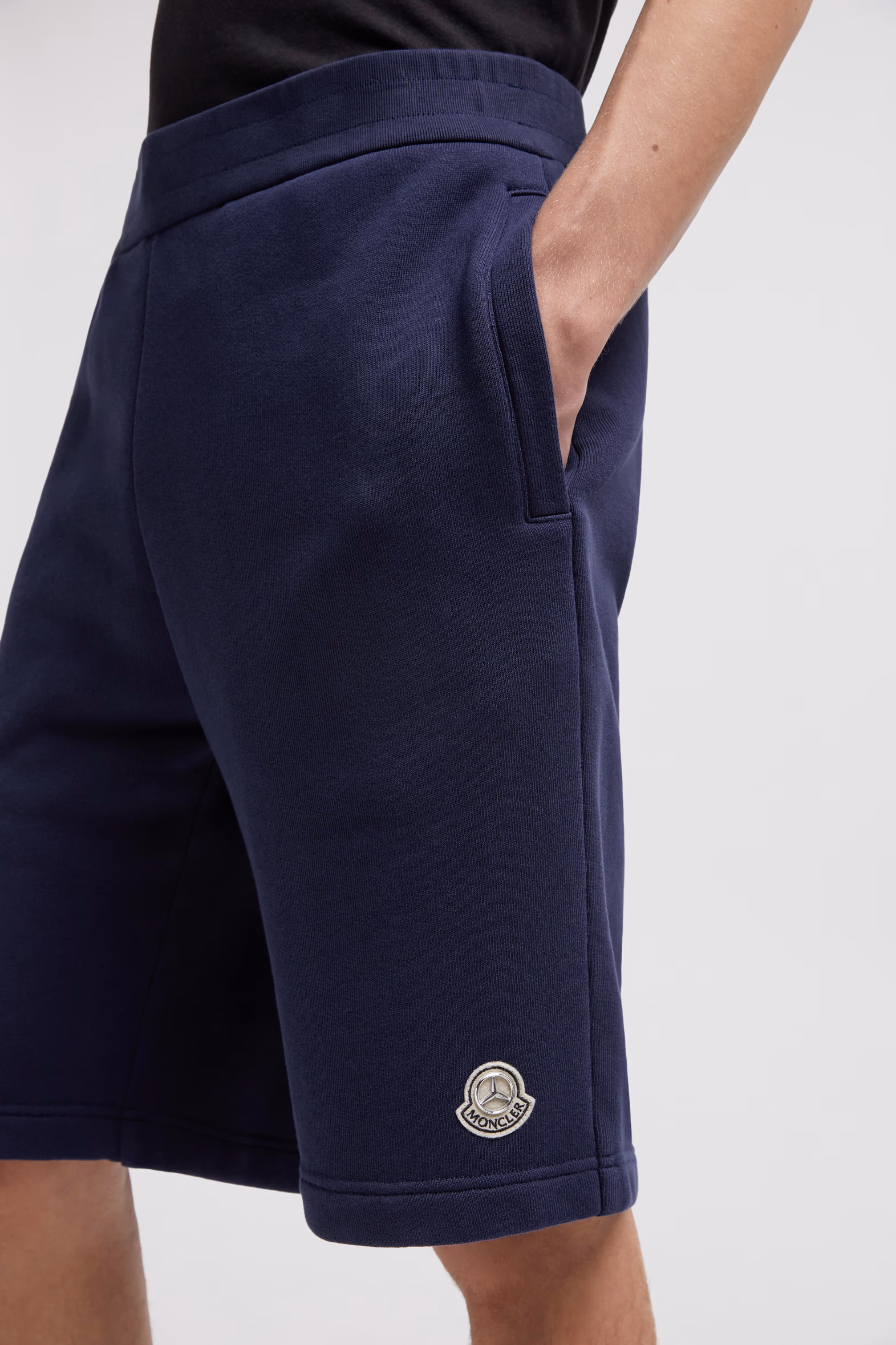 Moncler x Mercedes-Benz by NIGO Cotton Shorts Men Navy Blue Moncler 4